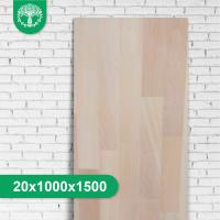 Мебельный щит из бука cращенный 20x1000x1500 мм