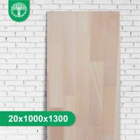 Мебельный щит из бука cращенный 20x1000x1300 мм