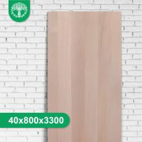 Мебельный щит из бука цельноламельный 40x800x3300 мм