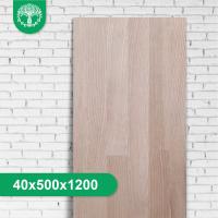 Мебельный щит из ясеня cращенный 40x500x1200 мм