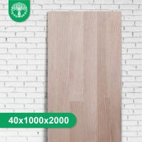 Мебельный щит из ясеня cращенный 40x1000x2000 мм