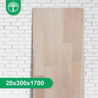 Мебельный щит из бука cращенный 20x300x1700 мм