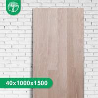 Мебельный щит из ясеня cращенный 40x1000x1500 мм
