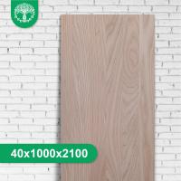 Мебельный щит из ясеня цельноламельный 40x1000x2100 мм